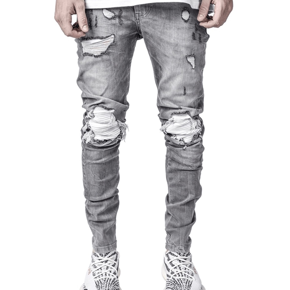 Repetition Studios biker patch denim skinny jeans